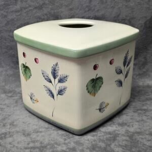 EX-CELL Nature Trail Boutique Box Tissue Box Cover Bathroom Accessory Home Decor
